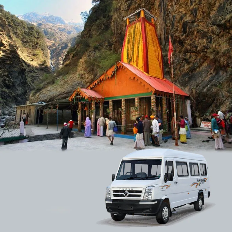 Jaipur to Yamunotri by Tempo Traveller