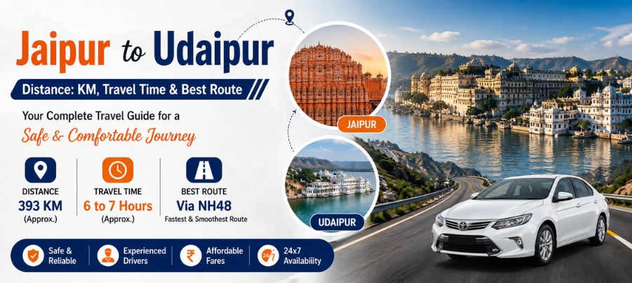 Jaipur to Udaipur Distance