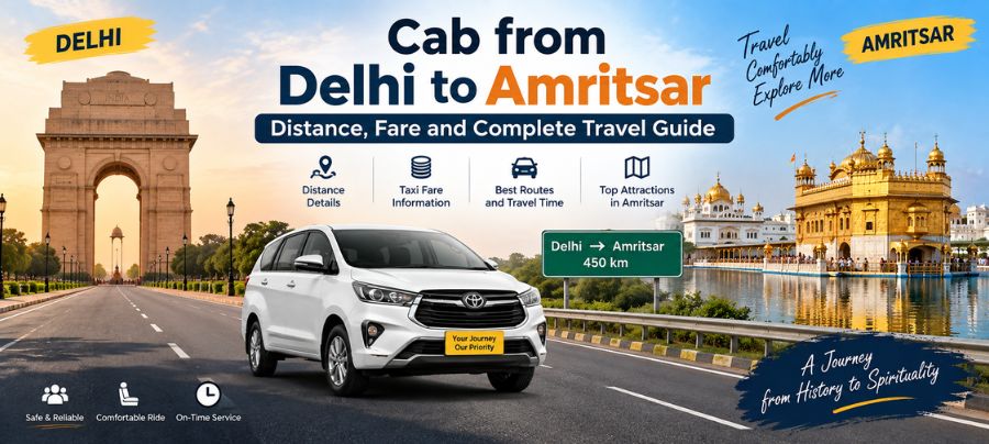 Cab from Delhi to Amritsar