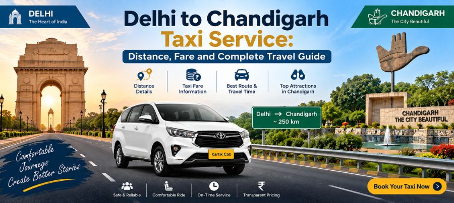Delhi to Chandigarh Distance