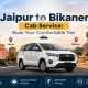 Jaipur to Bikaner Cab