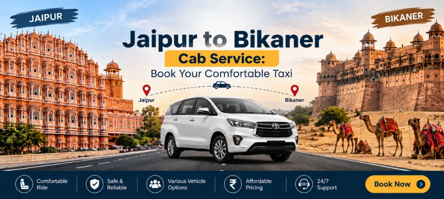 Jaipur to Bikaner Cab