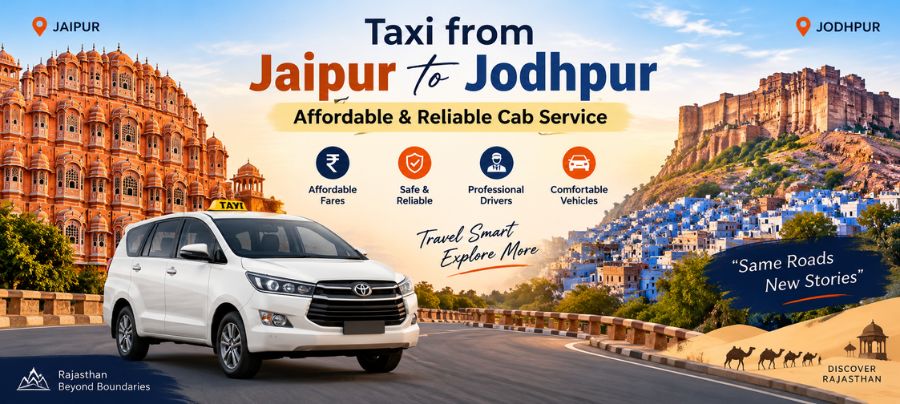 Taxi from Jaipur to Jodhpur