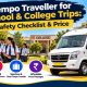 Tempo Traveller for School Trip