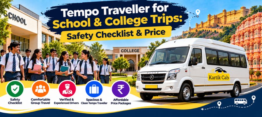Tempo Traveller for School Trip
